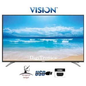 Tv Vision 24″ Pouces HD Led Récepteur intégré + TNT + HDMI + USB