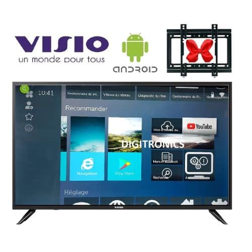 Visio TV LED VISIO 55″ 4K Ultra HD Smart Android /TNT / HDMI / USB – Garantie