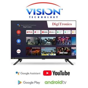 Télévision Vision Smart  32″ Android officielle HD – Bluetooth 5.0 – Récepteur Intégré
