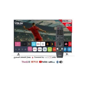 Télévision Vision 50″ LED / 4K / WEBOS – Télécommande Vocale – Bluetooth – Récepteur intégré