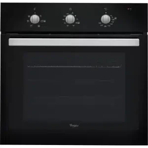 Four multifonction encastrable Whirlpool couleur noire, pyrolyse – AKP 738 NB