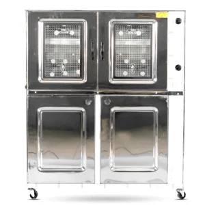 Four à gaz Tivoli 90 cm inox avec cache bouteille de gaz