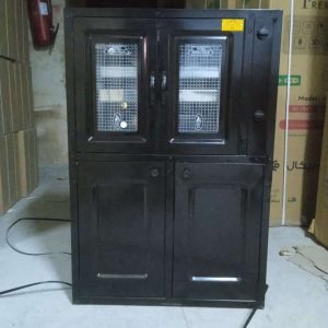 Four à gaz Tivoli 90 cm Marron avec cache bouteille de gaz
