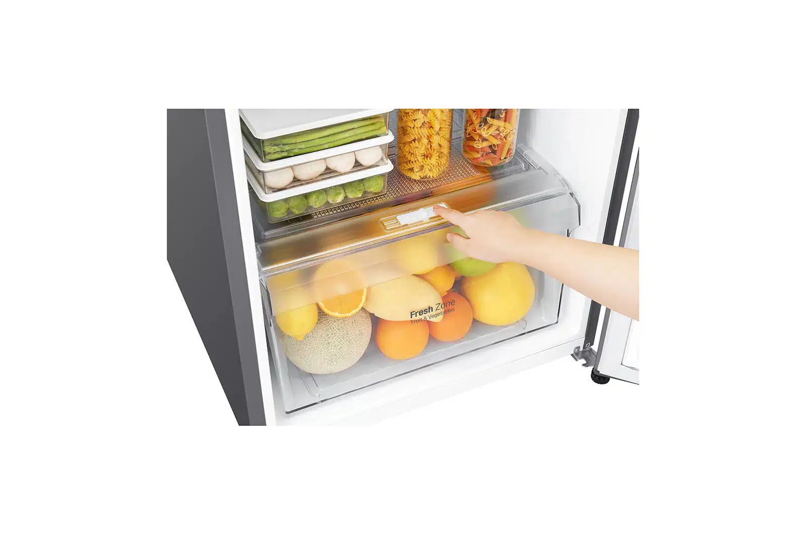 Réfrigérateur LG GR-B354SQCB 2 PORTES 272L INOX – Image 3