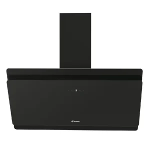 Hotte CANDY 90CM en verre noir CVMA90N
