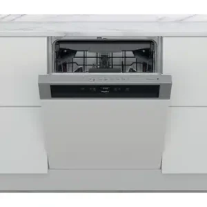 Lave-vaisselle semi-encastrable Whirlpool WBC 3C34 PF X couleur inox, standard