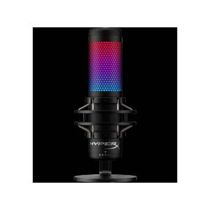 Microphone USB-HyperX QuadCast S – Microphone USB Noir-Gris Éclairage RVB (4P5P7AA)