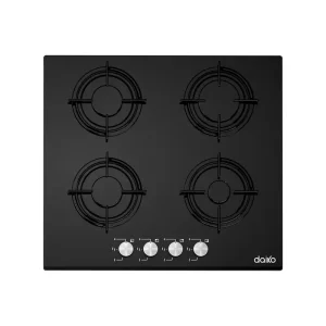 Plaque DAIKO PCG4GK à gaz 60cm à 4 Brûleurs