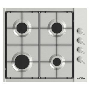 Plaque de cuisson à gaz DAIKO PCG4SDK 60 cm – 4 Brûleurs