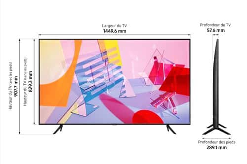 TV Samsung 65Q60T QLED 65″ Smart Noir
