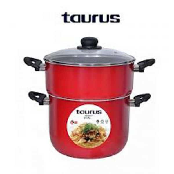 Couscoussier rouge VITAL Anti Adhésive 8L Taurus MA9180008A – Image 2