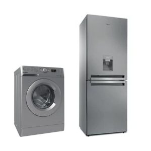Réfrigérateurs+ lave linge Whirlpool BTNF 5011 OX AQUA+WMTA 7122 S NA