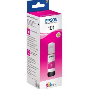 Epson 101 Magenta – Bouteille d’encre Epson EcoTank d’origine (C13T03V34A)