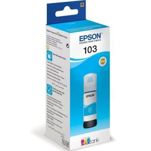 Epson 103 Cyan – Bouteille d’encre Epson EcoTank d’origine (C13T00S24A)