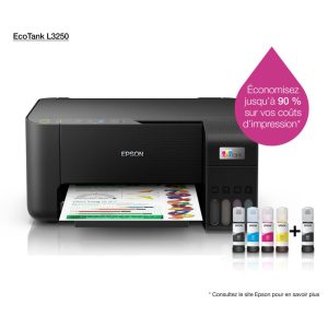 Epson EcoTank L3250 Imprimante multifonction à réservoirs rechargeables C11CJ67408
