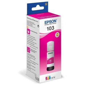 Epson 103 Magenta – Bouteille d’encre Epson EcoTank d’origine (C13T00S34A)