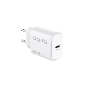 Fast charger Blanc USB C 25W Daiko – FCW-25WUSBC