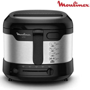 Friteuse MOULINEX UNO M CUVE FIXE 1KG NOIR/INOX AF215