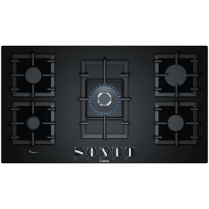 Plaque de cuisson BOSCH PPQ9A6B90 90 cm en verre gaz noir
