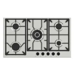 Plaque Schneider 9L4GT IX ALLOGA 5F 90CM INOX EN FONTE